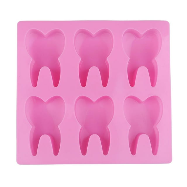 Herramientas de fabricación de Pasteles de Adorno de resina Sunnimix Molde de decoración de pastel rosa