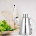 thumbnail image 2 of EeaseCA Stainless Steel Oil Dispenser Dust-proof Vinegar Bottle Sauce Container Kitchen Gadget Oil Pourer for Home Restaurant (700ML Middle Size 15CM), 2 of 7