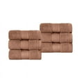 thumbnail image 2 of Superior Aria Turkish Cotton 6-Piece Hand Towel Set, Ultra Soft Heavyweight Towels, Taupe, 2 of 6