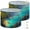 Color 3, variant on Beach Drum Lampshades 13"x13"x10" Dreamy Sunset Beach Scene Clear Water Palm Trees Light Shade for Table Lamps Floor Lamp Shades Replacement Assembly Required