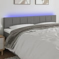 thumbnail image 6 of vidaXL LED Headboard Bed Headboard Home Bedroom Upholstered Headboard Fabric, 6 of 57