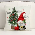 thumbnail image 5 of Bobasndm Christmas Pillowcase Soft Decorative Hidden Zipper Single Side Printed Throw Pillow Cover Home Decor for Gift, 5 of 8