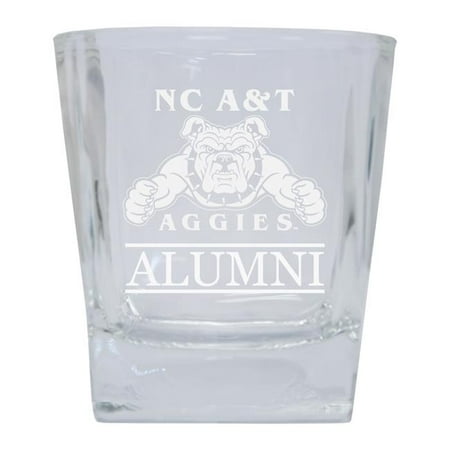

R & R Imports GLTB-C-NCAT20 ALUM North Carolina A&T State Aggies 8 oz Etched Alumni Glass Tumbler