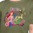 thumbnail image 3 of Disney Princess - Friends Are Magic - Toddler And Youth Short Sleeve Graphic T-Shirt, 3 of 5