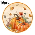 thumbnail image 2 of CREATITOY 16 Pcs Thanksgiving Dinner Plates Disposable 7 Inch Thanksgiving Theme Design Tableware for Thanksgiving Dinner Party Home Holiday Decorations Feast plies, 2 of 6