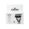 Cremo 5Blade Barber Grade Mens Razor Cartridge Refills 4 Count 3