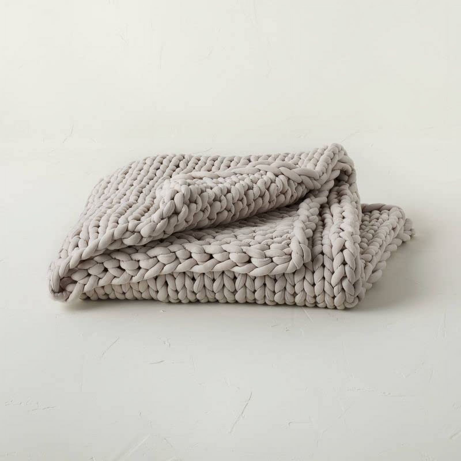 Solid Knit Weighted Blanket - Thumbnail 2