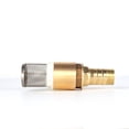 thumbnail image 5 of tooloflife Brass Foot Valve 1 Inch BSP Female Thread with Filter Gold, 5 of 5