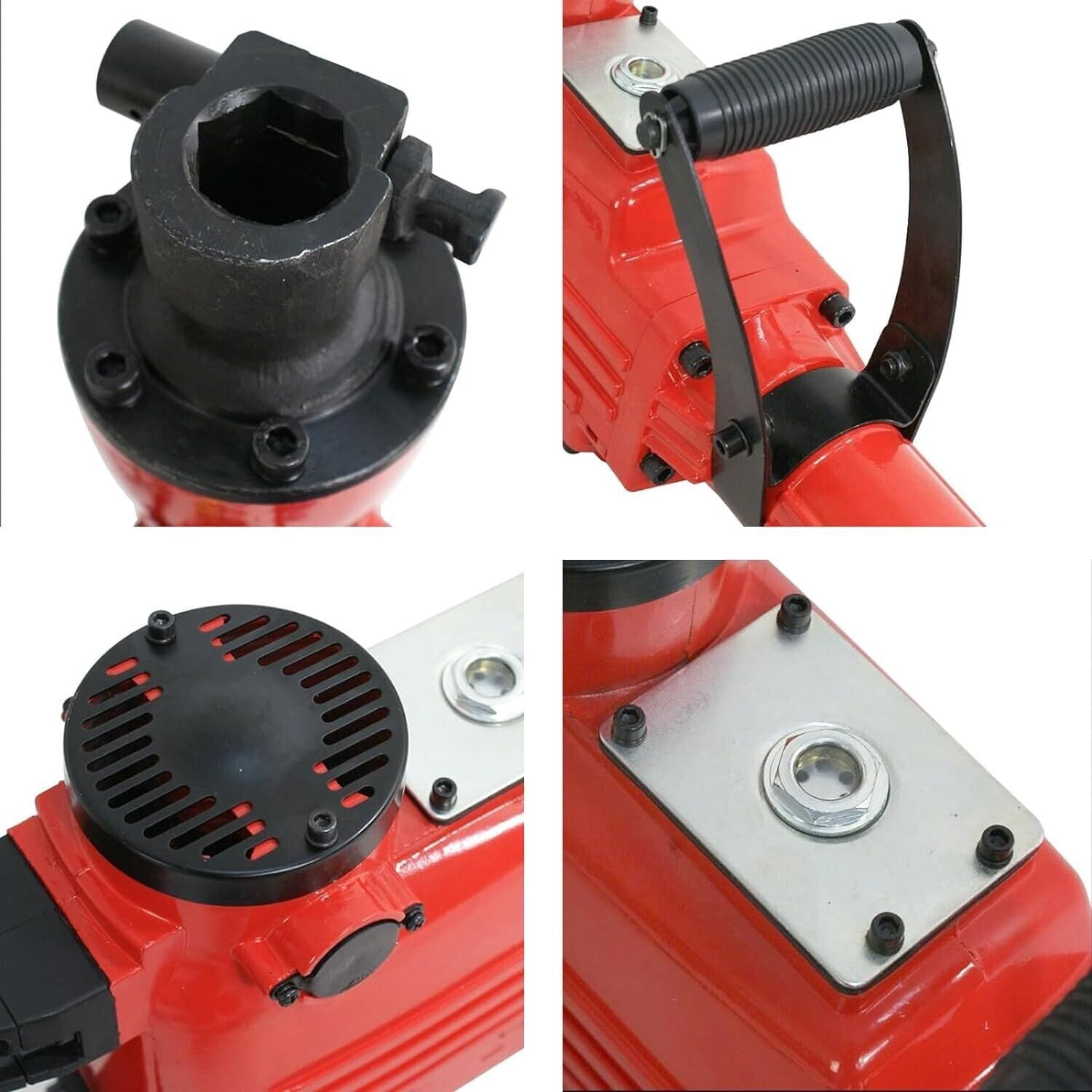 WhizMax 3600W Demolition Jack Hammer Electric Concrete Breaker 1800 BPM W/ 2 Chisels Set