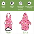 thumbnail image 4 of Yiaed Strawberry Cake Print Dog Hoodie Security Pet Dog Costume Pets Dog Hoodie Sweatshirt with Pocket for Small Dogs-Small, 4 of 5