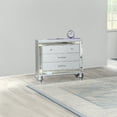 thumbnail image 2 of Sterling Mirror Framed Nightstand Made with Wood in Silver, 2 of 6