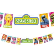 7 ft. x 7" Sesame Street Party Characters Ready-to-Hang Garland