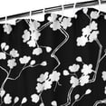 thumbnail image 3 of Pioneer Flower Floral Print Pattern Shower Curtain 36"x72" ,Bathroom Decorative Shower Curtains Set with 12 Hooks,Modern Waterproof Washable Shower Curtain, 3 of 6