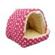 thumbnail image 3 of Cama cálida de invierno para hámsteres, hábitats de escondite para conejillos de indias, cama cálida y encantadora para animales pequeños, cueva para rosa, 3 of 8