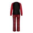 thumbnail image 4 of Conjuntos de pijamas navideños familiares a juego Grinch 2024, pijama de Grinch con parte superior y pantalones de pijama a cuadros, pijama de Grinch para niños y adultos para la familia, Mujer M, 4 of 4