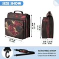 thumbnail image 3 of Zipper Binder with Shoulder Strap 2 inch 3 Ring Waterproof File Folder Organizer Bag 500 Sheet Elegant Heart-shaped Gift Box, 3 of 8