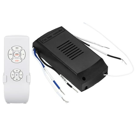 

Uxcell 110V Universal Ceiling Fan Remote Control Kit Wireless Timing Controller Receiver for Lamp Fan