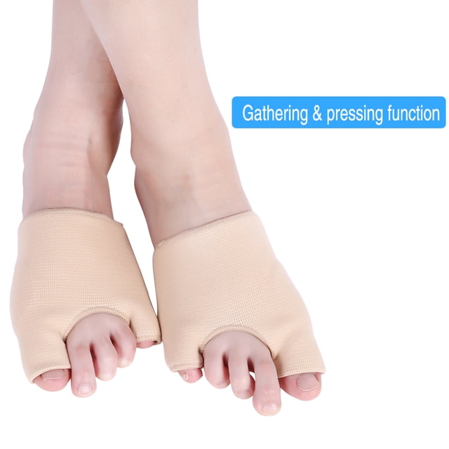 Soporte para juanete de pie, 1 par, transpirable, amortiguador, transpirable, enderezador de hallux valgus, corrector de juanete de dedo gordo del pie, durabilidad probada en el tiempo