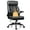 Black, variant on FASTES Office Chair, Ergonomic Computer Desk Chair with Rocking Function, Big and Tall Leather Chair with Adjustable Flip-up Armrests and Lumbar Support, Gray