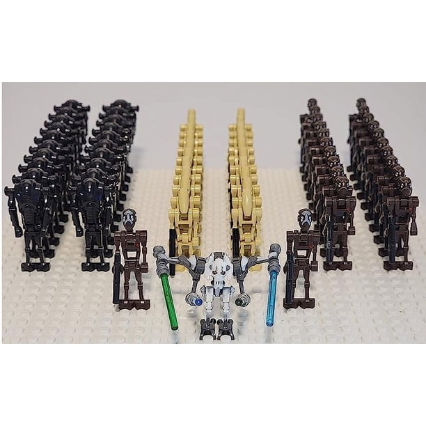 Set de 63 Figuras de Bloques de Construcción Soldados Droides de Batalla, Juguetes de Acción con Articulaciones, Regalo para Niños