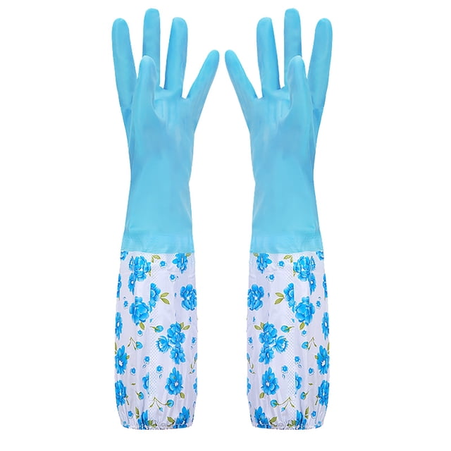 VogueV Paire de Manches Imperméables - Protection Réutilisable Cuisine/extérieur Bleu