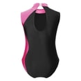 thumbnail image 2 of Alvivi Kids Girls Shiny Rhinestone Sleeveless Gymnastics Leotard Skating Ballet Dance Bodysuit Hot Pink 14, 2 of 7