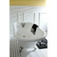 thumbnail image 4 of Aqua Eden VCT3D483018NT8 48" Cast Iron Clawfoot Tub, White/Brushed Nickel, 4 of 5