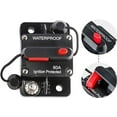 thumbnail image 3 of 80A Amp Circuit Breaker for Trolling,Motors, Marine Boats, ATVs ,Yachts, Automobiles, Stereo Audio Batteries Solar Systems with Manual Reset Switches, 3 of 5