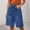 BU1, variant on Women's Stretch Denim Shorts Loose Fit Comfortable Mid Length Casual Summer 5 Pocket Design