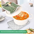 thumbnail image 3 of Yayeee Pot Holders Kitchen Heat Resistant with Pocket 7"x9.8" Cotton Oven Cooking Hot Pads, Retro Martinian, 3 of 7