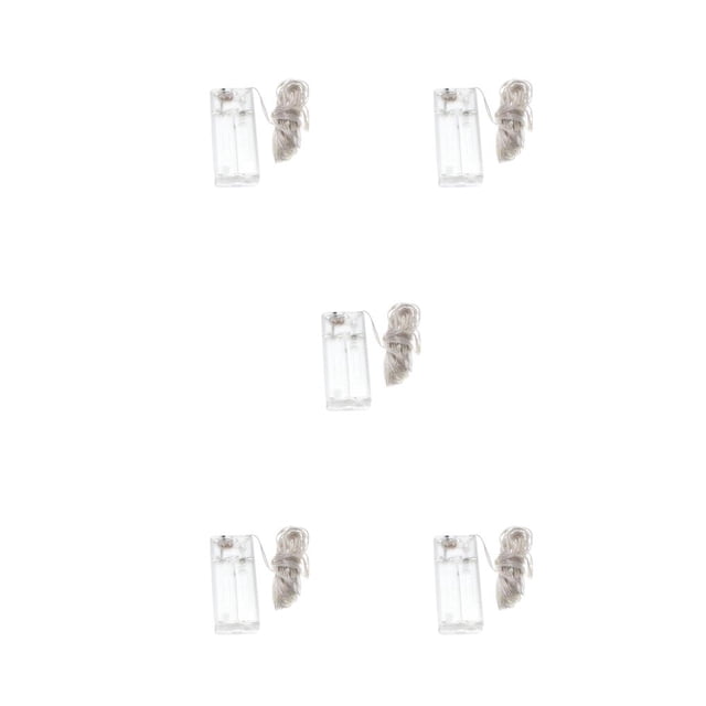 Monstrate lámpara de cadena luces led adorno de vacaciones al aire libre accesorios de diseño de atmósfera iluminación decorativa blanco puro Blanco puro/3 metros 5piezas