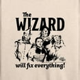 thumbnail image 3 of The Wizard Of Oz - The Wizard Will Fix Everything - Women's Lightweight French Terry Long Sleeve Shirt, 3 of 5