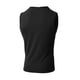 thumbnail image 4 of Ceisia Men's Slim-Fit V-Neck Ribbed Knit Sleeveless Tank Top Black M Gifts, 4 of 7