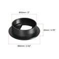 thumbnail image 2 of Uxcell 2'' Cable Hole Cover Desk Grommet for Wire Organizer Plastic Black 10 Pcs, 2 of 4