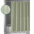 thumbnail image 3 of Shower Curtains Sets for Bathroom Decor Boho White Stripe on Sage Green Waterproof Bathroom Curtain with Hooks, Farmhouse Minimalist Style for Bathroom Decor,36x72IN, 3 of 7