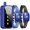 2 dogs blue, variant on Rechargeable Dog Training Collar with Remote - Vibration, Buzz & Safe Shock for All Size Dogs (8-120Lbs)