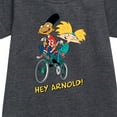 thumbnail image 2 of Hey Arnold! - Arnold and Gerold Bike - Toddler And Youth Girls Fleece Dress, 2 of 4
