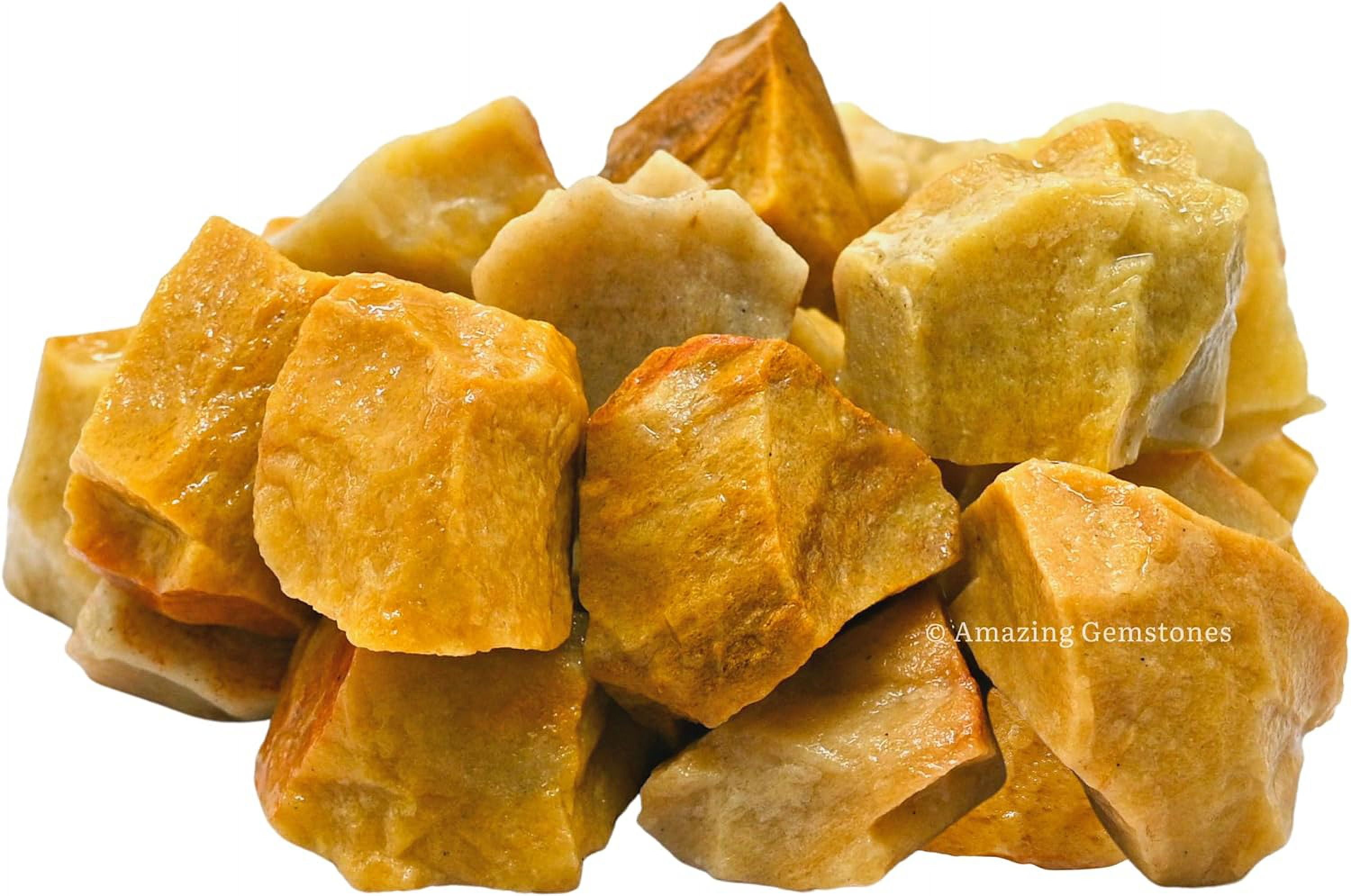 Yellow Jasper Crystal Raw Stones (2 Pieces) - Walmart.com