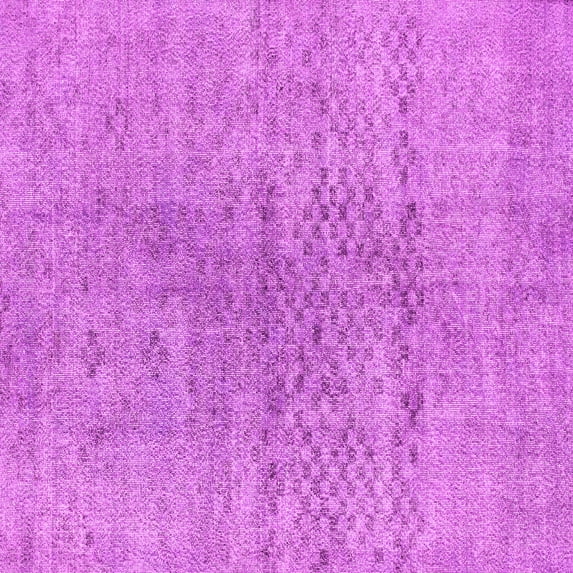 Ahgly Company Indoor Square Abstract Pink Contemporary Area Rugs, 4' Square