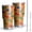 Orange Dinosaur Volcano, variant on 30oz Orange Dinosaurs Antelope Pattern Tumblers Stainless Steel Tumbler with Lid and Straw,Vacuum Insulated Double Wall Travel Tumbler Cups Mug with Cleaning Brush for Coffee,Tea