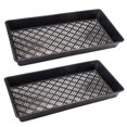 thumbnail image 1 of 2 pcs Plastic Seedling Tray Seed Starters Seedling Tray Growing Trays Mesh Bottom for Microgreens Soil Blocks Wheatgrass, 1 of 8