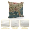 thumbnail image 4 of Qinduosi Throw Pillow Cover and of The State of USA Decorative Square Pillow Case for Home Bedroom Living Room Cushion Cover White, 4 of 5