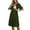 Army Green, variant on Women's Short Sleeve Ruffle Maternity Nursing Dresses for Breastfeeding