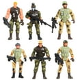 thumbnail image 1 of 6Pcs Flexible Military Soldier Model Toys Kids Military Games Toy (Random Type), 1 of 8