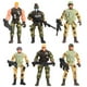 thumbnail image 1 of EeaseMX 6 piezas de juguetes de soldado militar flexibles para niños (tipo aleatorio), 1 of 7