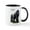 White/Black Inside, variant on CafePress - Mountain Gorilla Mug - 11 oz Ceramic Mug - Novelty Coffee Tea Cup