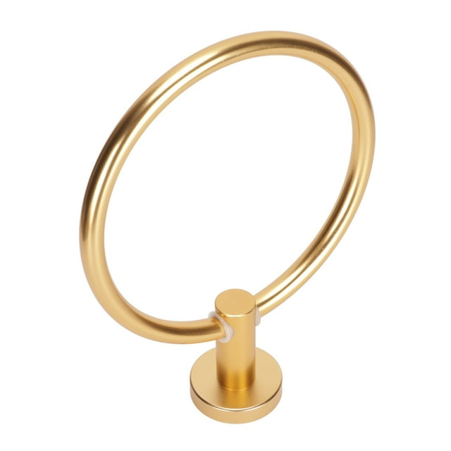 Anneau Porte-Serviettes en Aluminium Moderne Rond Porte-Serviettes pour Balcon Hôtel