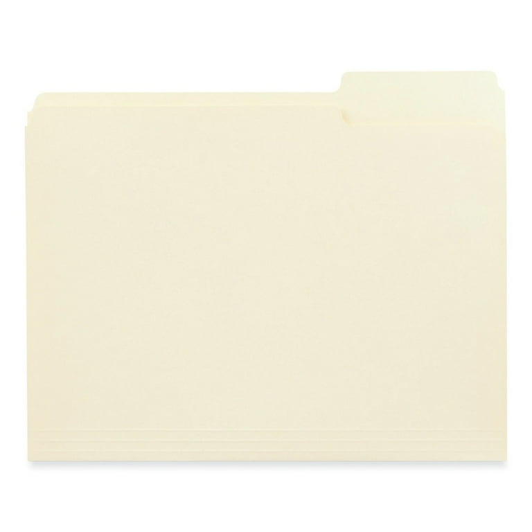 Reinforced Top Tab File Folders, 1/3-Cut Tabs: Assorted, Letter Size, 0.75 Reinforced Top Tab File Folders, 1/3-Cut Tabs: Assorted, Letter Size, 0.75