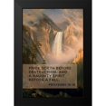 thumbnail image 2 of ArtsyQuotes 11x14 Black Modern Framed Museum Art Print Titled - Bible Verse Quote Proverbs 16:18, Albert Bierstadt - Yellowstone Falls, 2 of 5