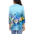 thumbnail image 4 of 2026 ! JINMGG Fall Long Sleeve Shirts for Women, Womens Summer Fall Tops 2026 Fashion Woman V Neck Three Quarter 3/4Sleeve T Shirt Autumn Printing Blouse Tops Sweatshirt, 4 of 6